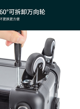 跟妆师带镜子带灯化妆箱
