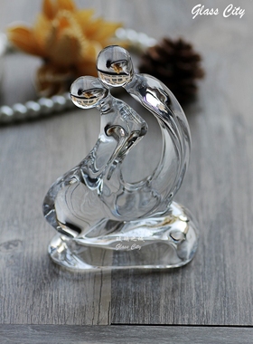 玻璃创意摆件情人节礼物