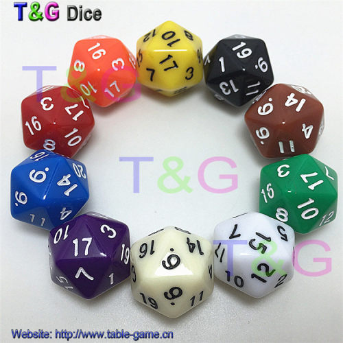 D20面骰子 算术道具 计数器 教学用具 小学数学道具 桌游游戏配件 - 图0