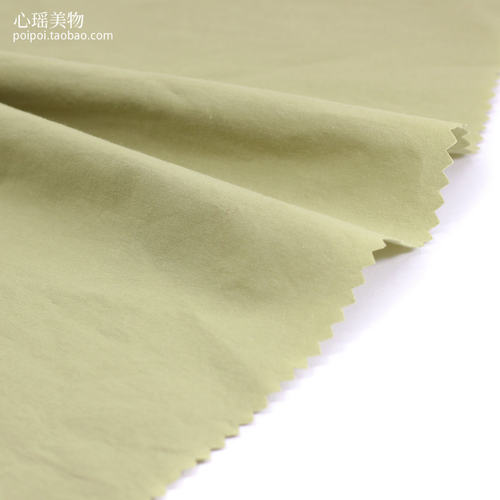 K60.1 高支高密水洗棉 莫兰迪色系连衣裙面料手工DIY布料 半米 - 图3