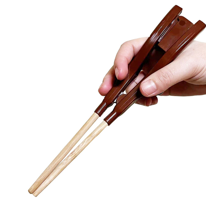 左右手通用偏瘫老人辅助防抖筷子防手抖残疾康复训练餐具中风吃饭 - 图3