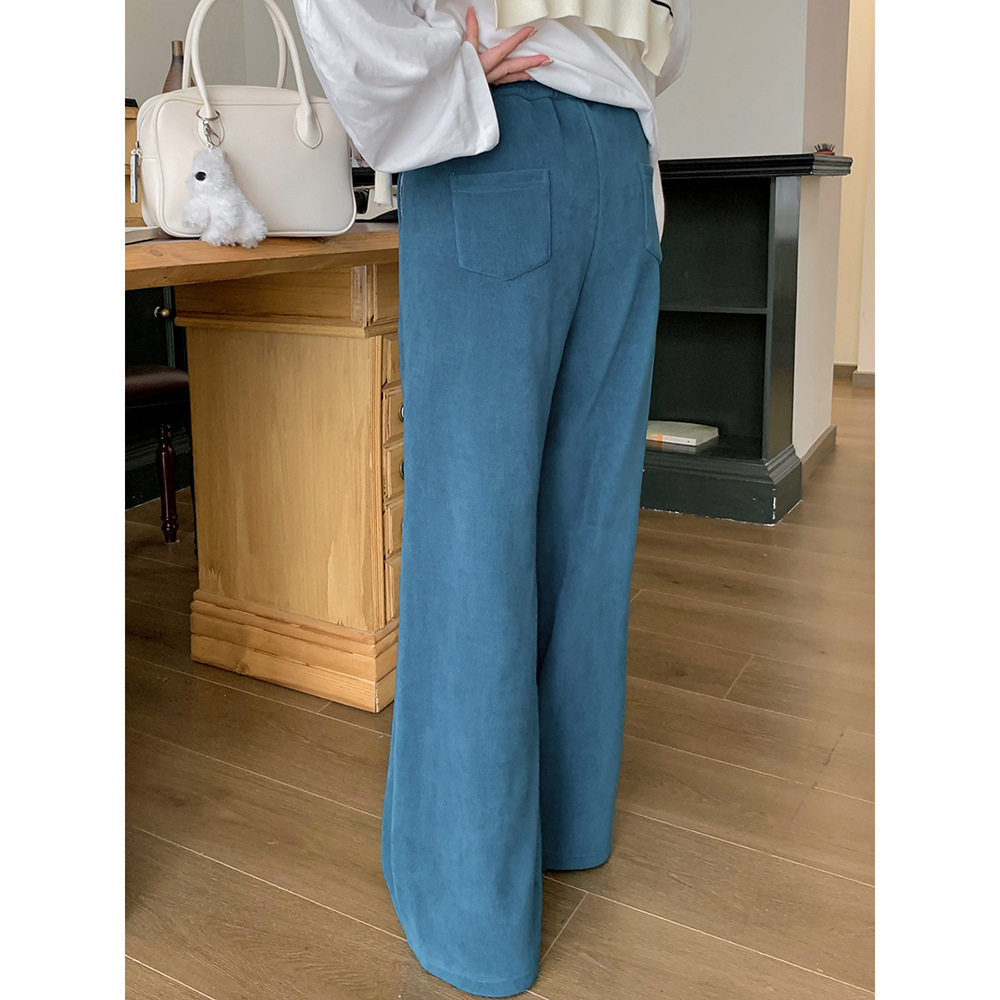 大码女装胖MM加厚保暖休闲裤2025冬季新款宽松高腰复古加绒阔腿裤,淘宝优惠券,粉丝福利购,淘宝优惠卷