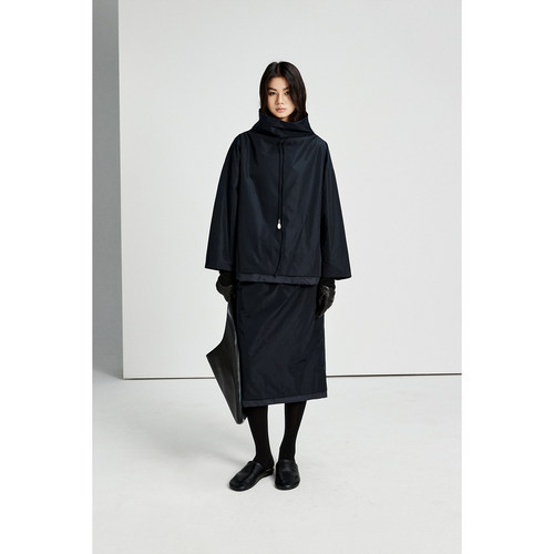 MRS Studios 轻薄无负担極简卫衣式蝙蝠斗篷吊坠薄棉衣/半裙套装 - 图0