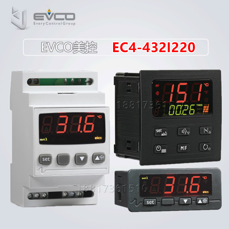 EVCO温控器湿度控制器EC4-432I220 EC4-132C220双输出控制仪表 - 图0