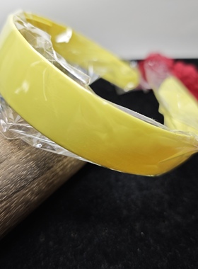 亮面发箍简约百搭气质压发卡塑料拉直不断宽边防滑头箍成人发饰