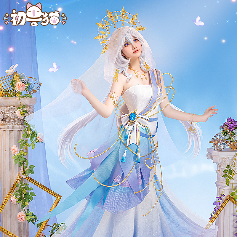 初兽猫 尾款 原神cos服 芙卡洛斯cosplay千汐同人水神芙宁娜cos服 - 图0