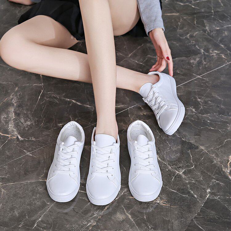 2025春秋季平底小白鞋ins仙女百搭休闲运动鞋透气学生板鞋女单鞋