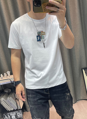 潮牌短袖t恤男夏季新款高端纯棉