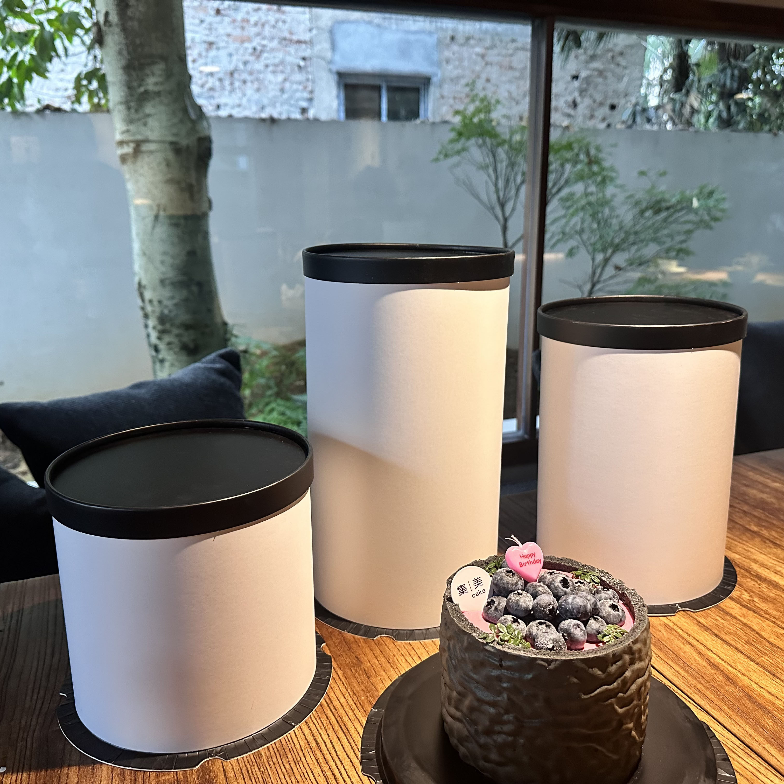 3寸4寸5寸圆形蛋糕盒小蛋糕切块盒子 ins网红定制销售 节日蛋糕盒,淘宝优惠券,粉丝福利购,淘宝优惠卷