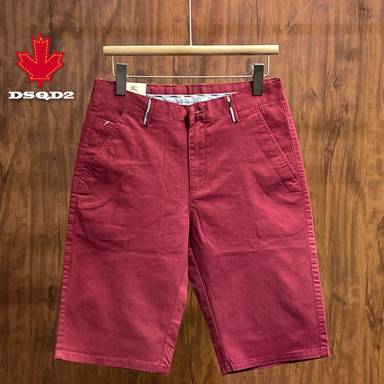 休闲短裤法式卡其色纯棉运动短裤帆布休闲修身直筒五分裤男士夏季,淘宝优惠券,粉丝福利购,淘宝优惠卷