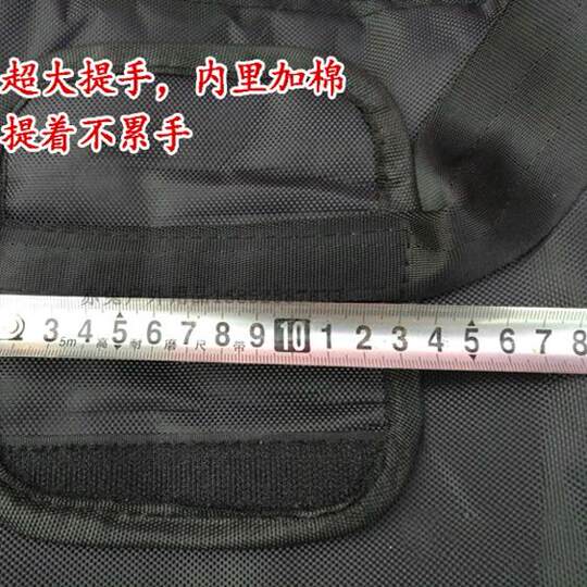 Genuine black left-behind bag, rear bag, front bag, running bag, black bag, carrying bag, portable waterproof Oxford cloth