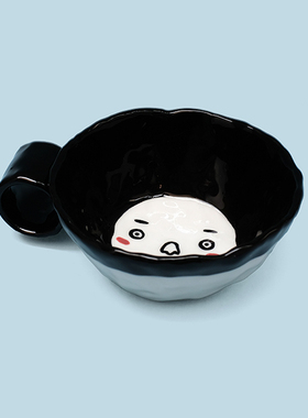 ruonanjiao陶瓷手绘咖啡马克杯