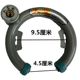 Paradise old-fashioned circle-shaped pure copper core steel pipe lock