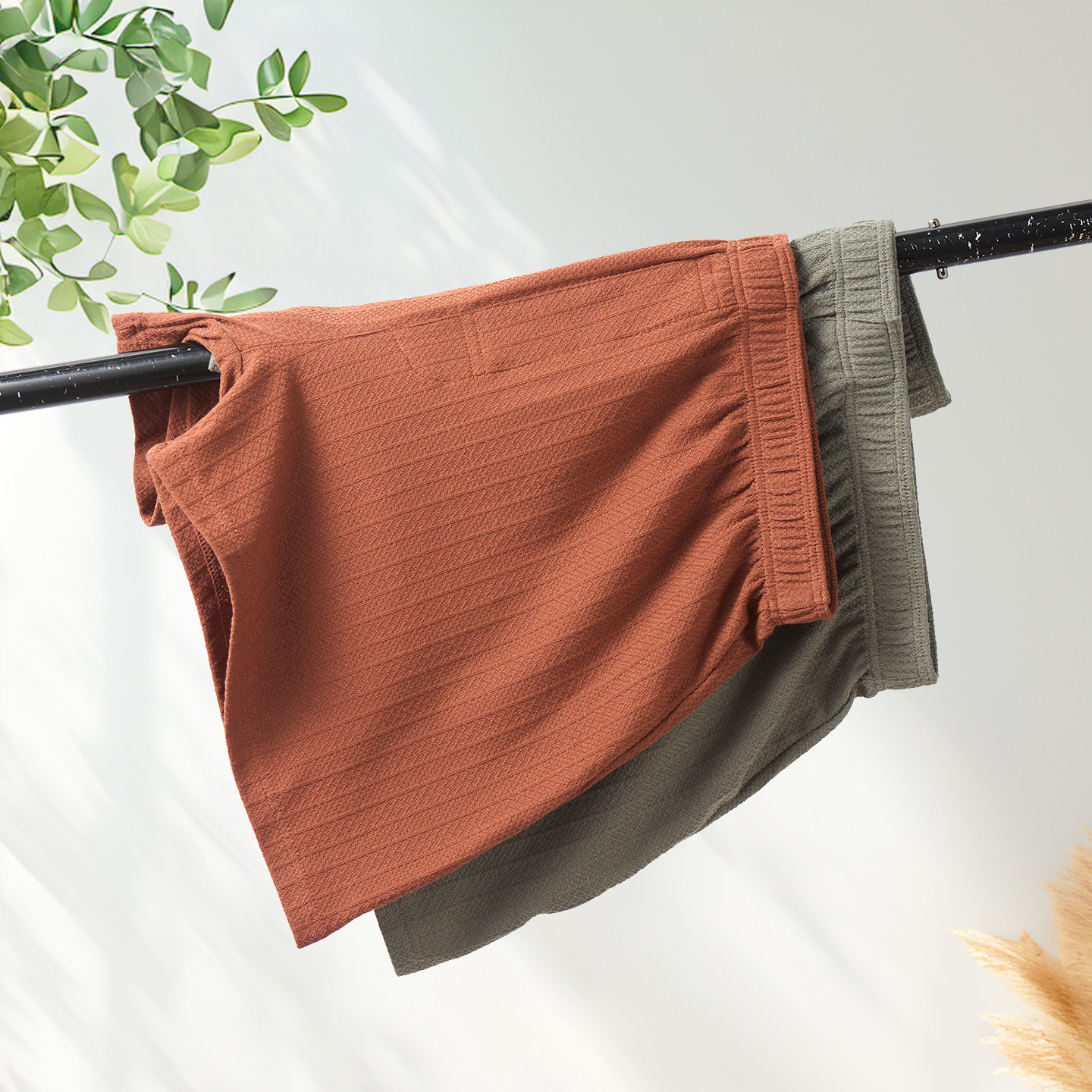 内裤男2025新款男士阿罗裤宽松舒适裸睡裤高级居家短裤全棉四角裤,淘宝优惠券,粉丝福利购,淘宝优惠卷