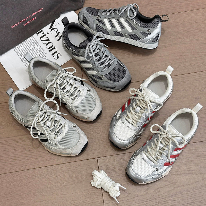 磨砂皮平底德训鞋女2026年新款网红爆款阿甘鞋时尚户外休闲运动鞋,淘宝优惠券,粉丝福利购,淘宝优惠卷