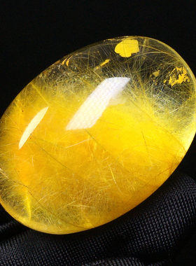 金发晶吊坠钛晶花无事牌饰品挂件