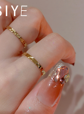 戒指无钛钢厂家直销简约女