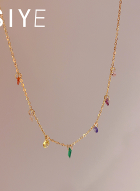 玻璃钛钢水波链女项链