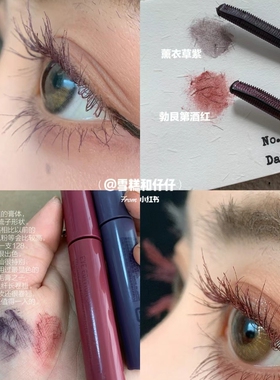 琪琪海淘免税店 艾杜纱睫毛打底黑管限定紫色酒红色 持久限定灰管