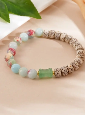 寺庙同款星月菩提百搭手链男女文玩佛珠手串义乌小商品