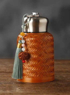 中式天然葫芦挂件 核桃保温杯流苏挂坠 文玩把玩禅意摆件包包挂饰