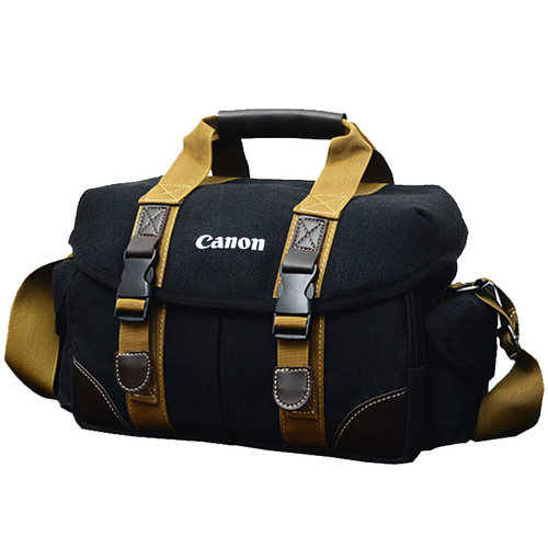 适用于佳能单反相机包EOS90D60D70D80D6D7D5D35D4单肩帆布摄影包 - 图3