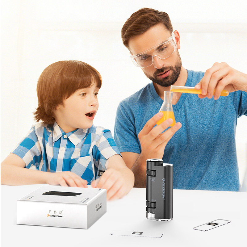 美国星特朗120倍便携式手持显微镜放大镜学生儿童节礼物生物科学,淘宝优惠券,粉丝福利购,淘宝优惠卷