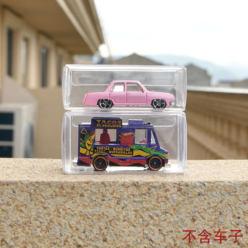 1：64 Tomy火柴盒风火轮小跑车MATCHBOX收纳盒展示防尘盒子透明盒 - 图0