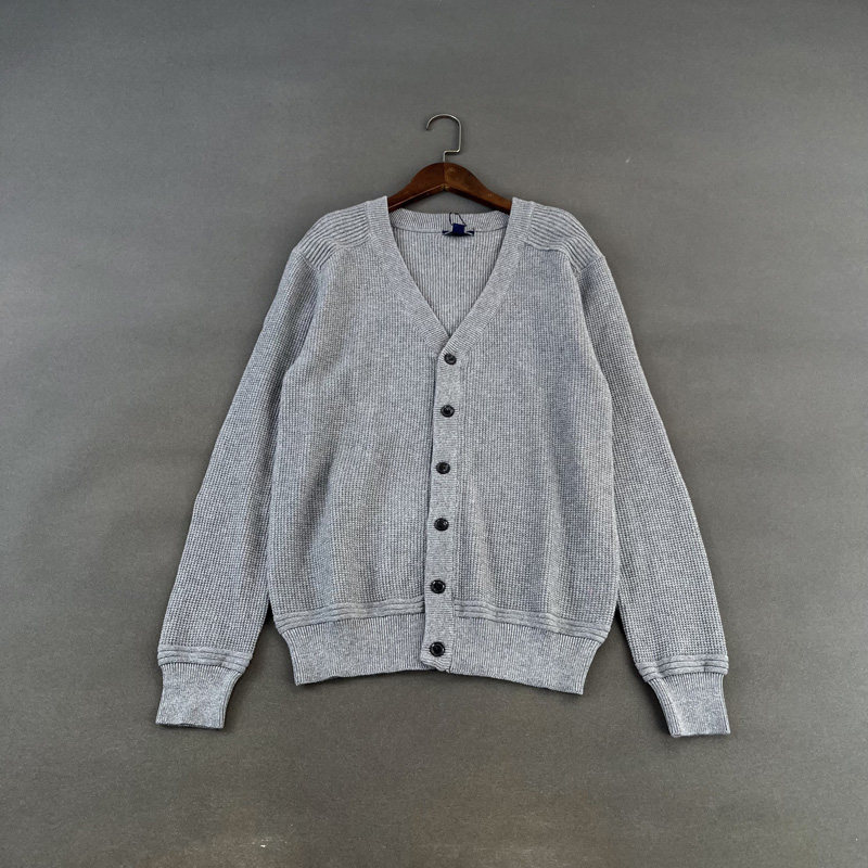 原 国内单 DP449！秋冬羊毛混纺单排扣开衫V领针织衫毛衣外套男潮,淘宝优惠券,粉丝福利购,淘宝优惠卷