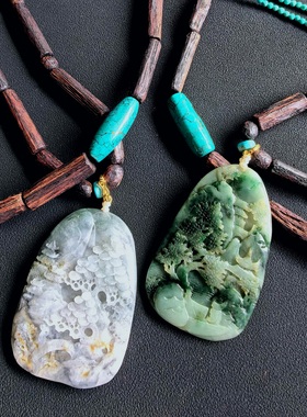 古朴但酷帅的多用多宝斜挎项链