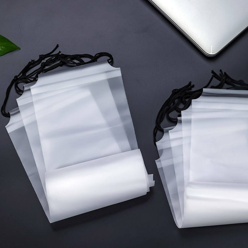 雨伞收纳器收纳袋拉绳袋塑料袋外出防尘袋束口装湿雨伞套半透明