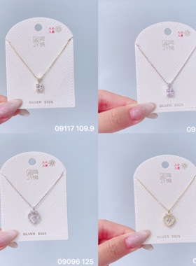 简悦新品s925通体银时尚气质百搭高级感精致锆石蝴蝶吊坠锁骨链女