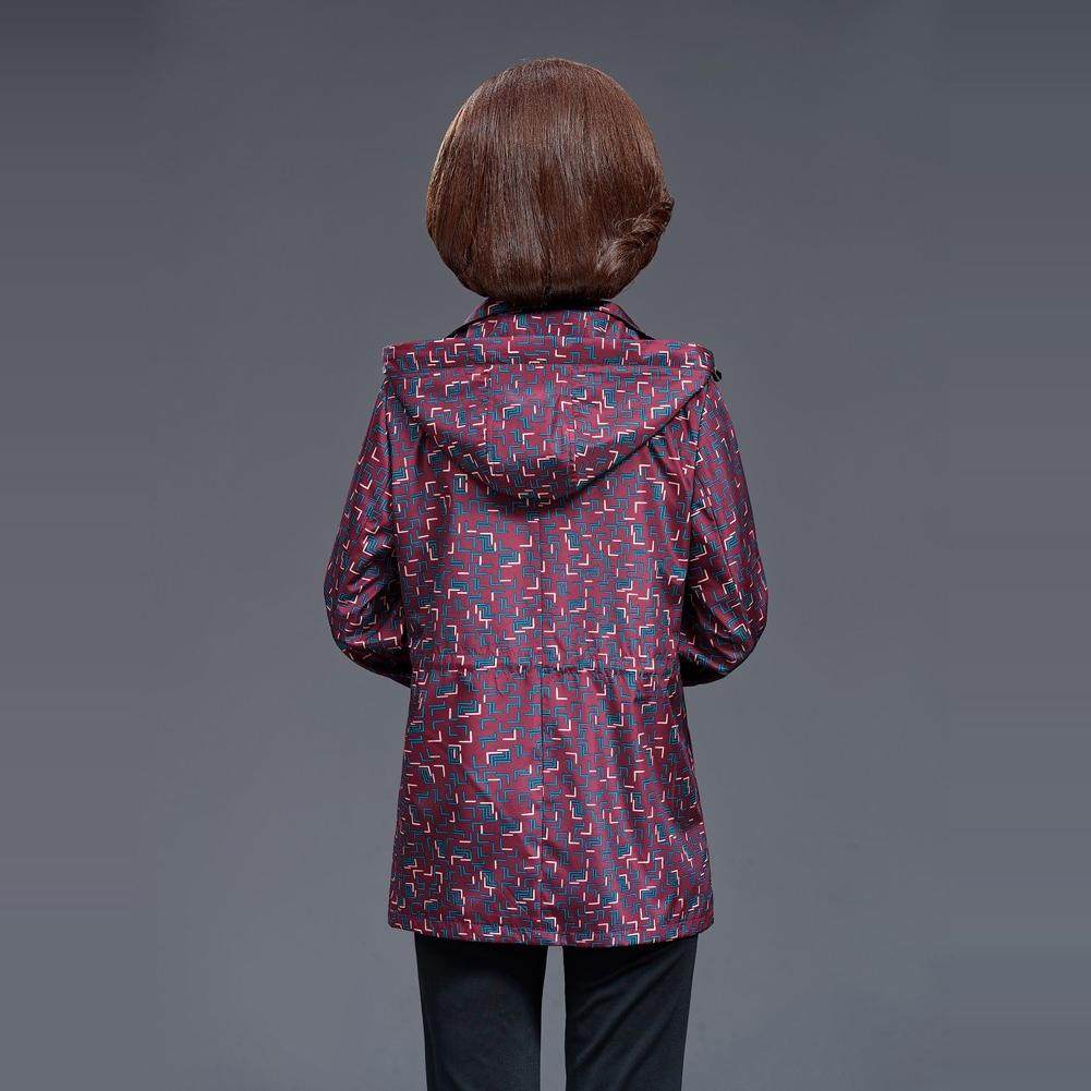 妈妈秋装外套2024新款中老年人女装洋气风衣时尚宽松春秋短款夹克,淘宝优惠券,粉丝福利购,淘宝优惠卷