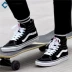 99 Vans Vans cổ điển cao và thấp để giúp SK8 đen trắng Giày nam Giày nữ giày skate VN000D5IB8C - Dép / giày thường Dép / giày thường