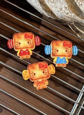 定制立体玩偶复古小熊仿真食玩微缩树脂配件材料摆件场景