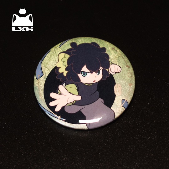 Luo Xiaohei丨The Big Movie 2 Battle Series Badge Tinplate Bar Chi Xiaohei Unlimited Luye Nezha peripherals
