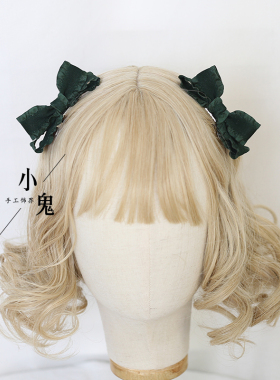双马尾对夹lolita可爱少女心发饰