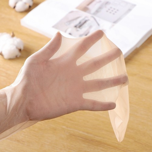 诗怡无痕T档丝袜女薄款肉色连裤袜夏超薄全透明隐形性感黑色6755 - 图1