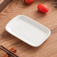 Ceramic 5-inch cold dish plate rectangular round snack plate