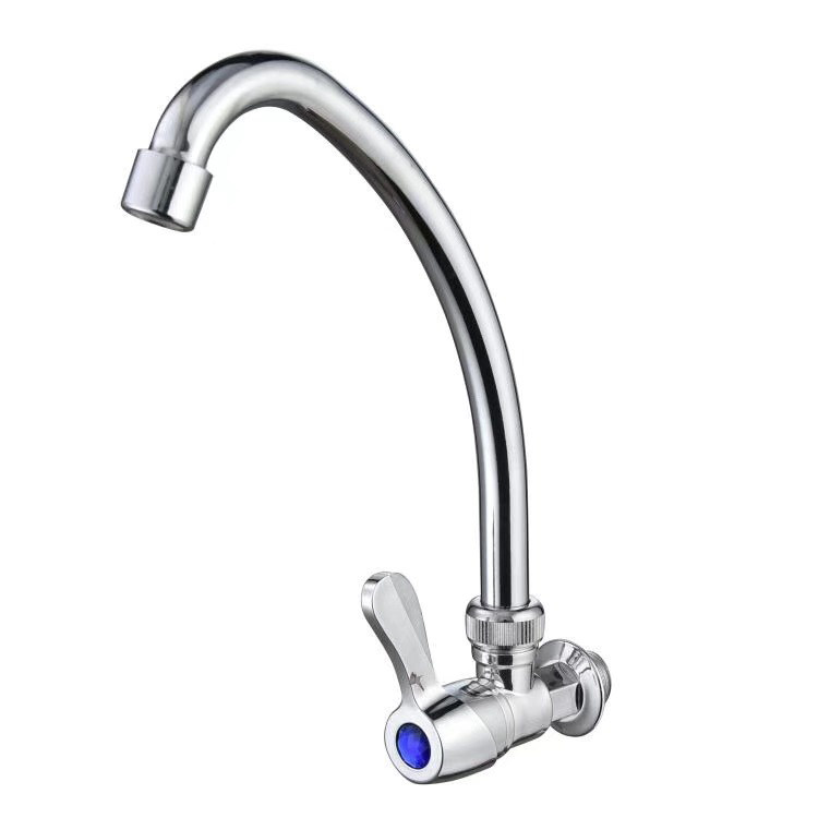 单冷入墙式厨房水槽洗菜盆龙头 阳台拖布池旋转4分单水塑钢水龙头,淘宝优惠券,粉丝福利购,淘宝优惠卷