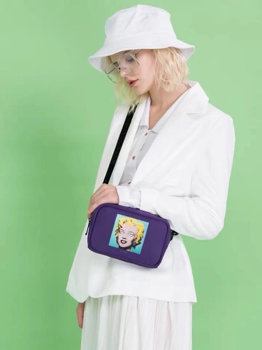 Hai2 Kiitos Творческая личность рисовать тема тема темы Busudi Babble Bag Girls маленькая сумка нейлоновые водонепроницаемые тенденции котла