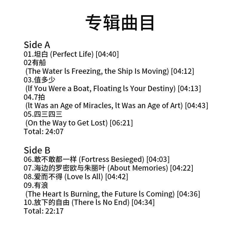 正版官方 火星电台专辑 火星电台III12寸LP黑胶唱片 敢不敢都一样 - 图0