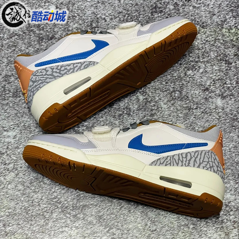 耐克男鞋 AIR JORDAN AJ312经典魔术贴休闲复古篮球鞋 HF0746-041 - 图1