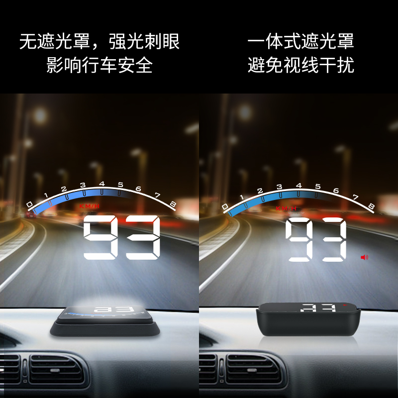 适用丰田RAV4荣放卡罗拉锐放凯美瑞亚洲龙威兰达obd抬头显示器HUD-图1