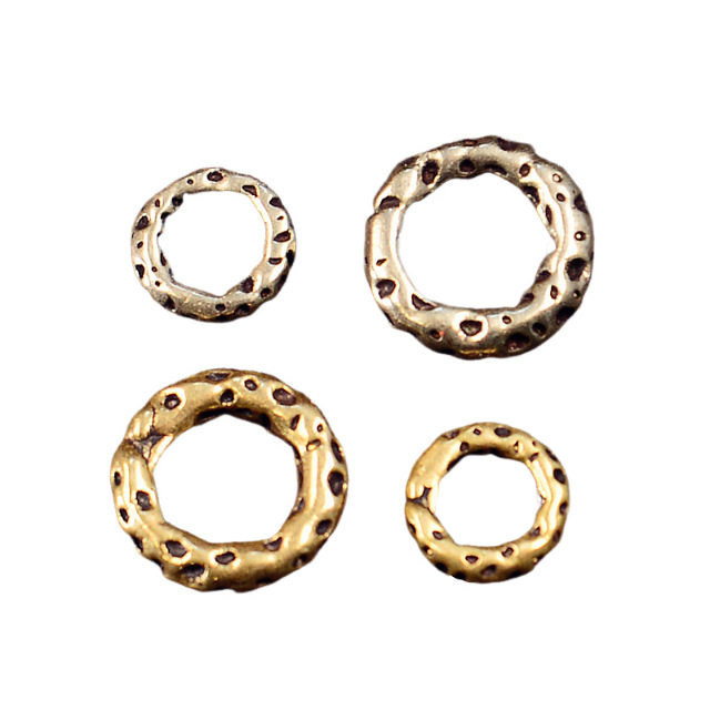 EDC伞绳吊坠大孔隔珠刀坠纯黄铜手链串小圈饰挂扣手电弹弓收尾坠,淘宝优惠券,粉丝福利购,淘宝优惠卷