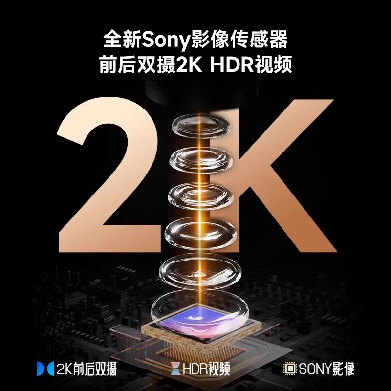 HFK HC50摩托车智能车机行车记录仪2K前后双摄carplay导航夜视 - 图2