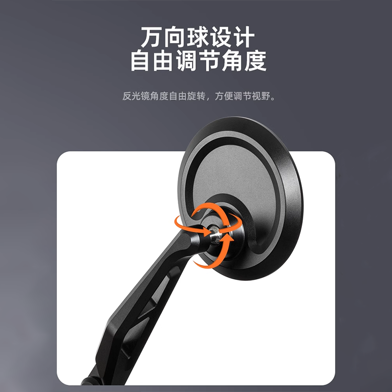 LOBOO萝卜摩托车后视镜大视野折叠倒车镜超广角宝马春风KTM防眩目 - 图2