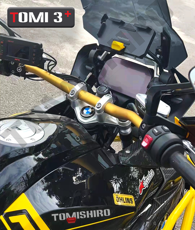 TOMI3宝马摩托无线充电手机导航支架改装750/850s1000xr1250gsadv-图2