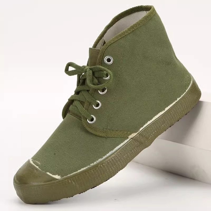 Labor protection non-slip shoes outdoor work canvas shoes