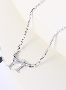 简约吊坠气质项链锁骨链女